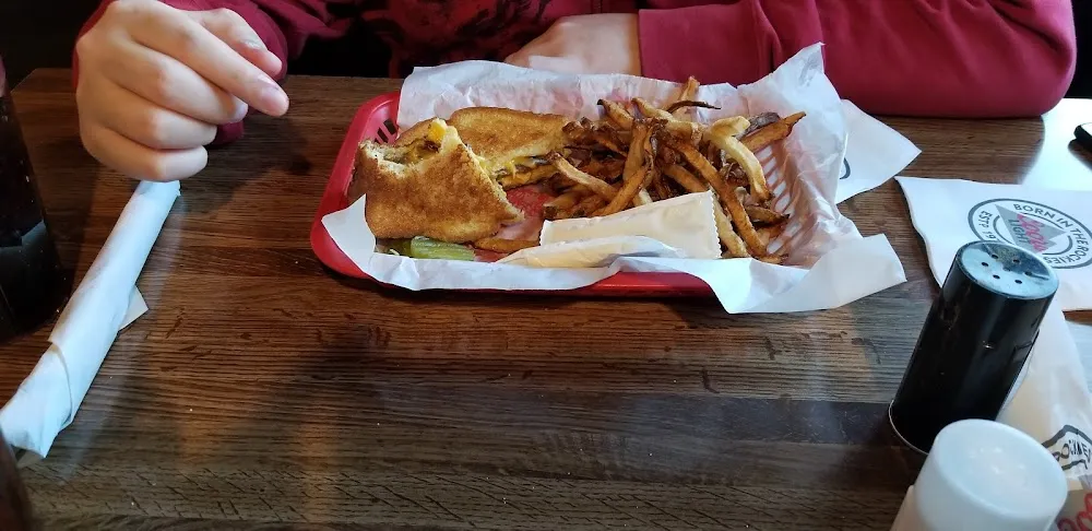 Sandwich and Fries